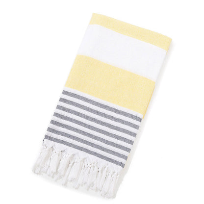 Turkish Beach Towel Striped Fringe Quick-Dry Large Size Cotton Bath Towel Multiple Styles Wholesale eprolo