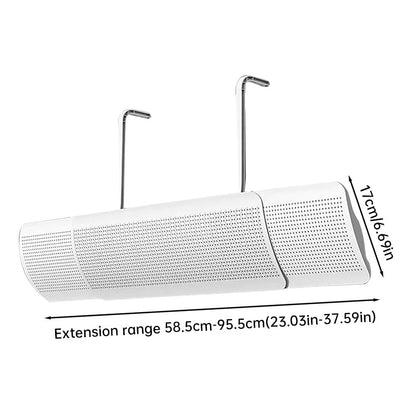 AC Wind Deflector – Adjustable Air Conditioner Diffuser to Stop Cold Air Blowing Directly on You eprolo