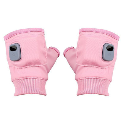 1 Pair of Rechargeable Winter Heated Gloves. USB-powered, great for outdoor activities like cycling, skiing, and motorcycling. - Smart Savvy