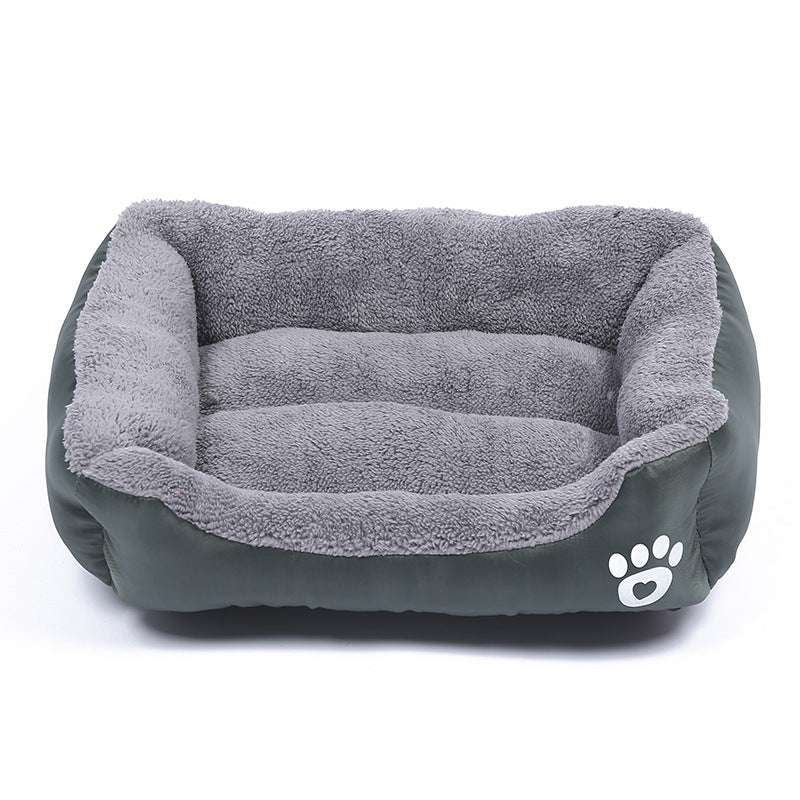 New, soft, and cozy fleece pet bed. Waterproof bottom. Suitable for small, medium & large pets. Keeps pets warm. - Smart Savvy
