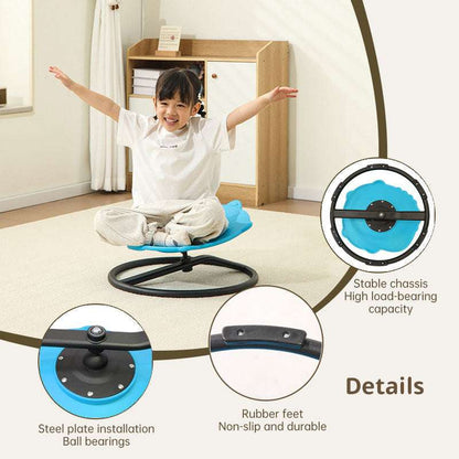 Swivel chair, suitable for autistic children's sensory stimulation and enhancing motor skills and coordination. - Smart Savvy