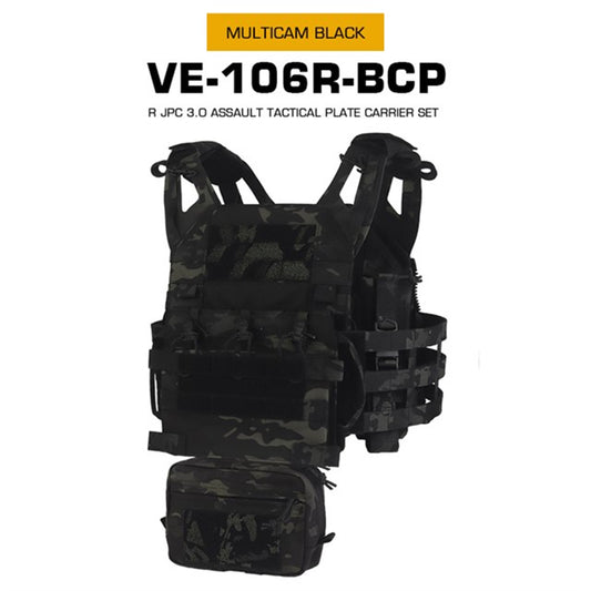 R Series JPC 3.0 Assault Tactical Set, Quick-Release, for Airsoft & Hunting, with Pouch. - Smart Savvy