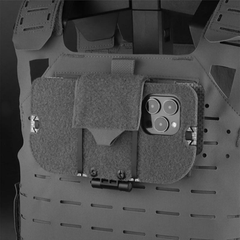 Tactical Phone Pouch, Molle, for Airsoft, Camping, Hunting. Foldable, for Phone & Map. - Smart Savvy