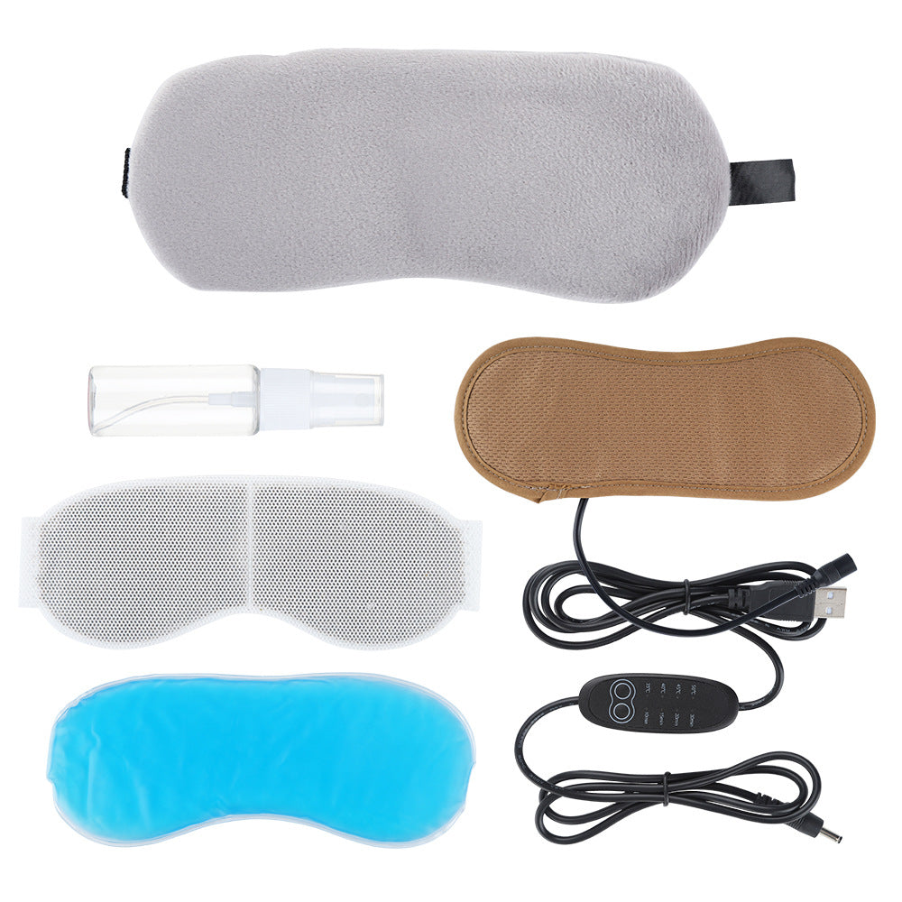Lavender Steam Hot Compress Eye Mask USB Constant Temperature Cold And Hot Compress Shading Eye Mask eprolo