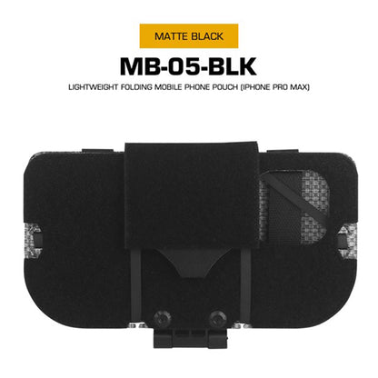 Tactical Phone Pouch, Molle, for Airsoft, Camping, Hunting. Foldable, for Phone & Map. - Smart Savvy