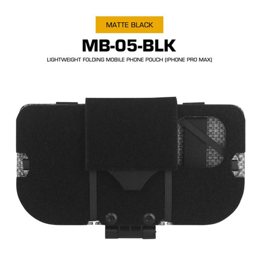 Tactical Phone Pouch, Molle, for Airsoft, Camping, Hunting. Foldable, for Phone & Map. - Smart Savvy