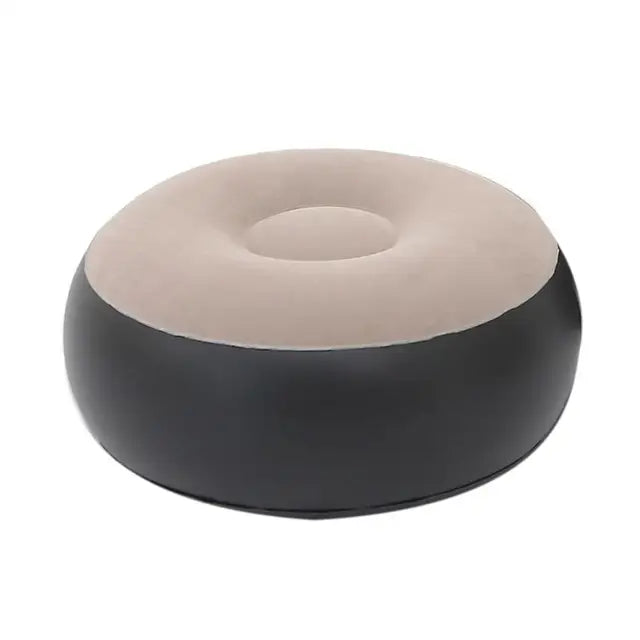 Inflatable Air Mattress Lazy Sofa Deck Chair Comfortable Leg Stool Rest Single Beanbag for home and Outdoor Use - Smart Savvy