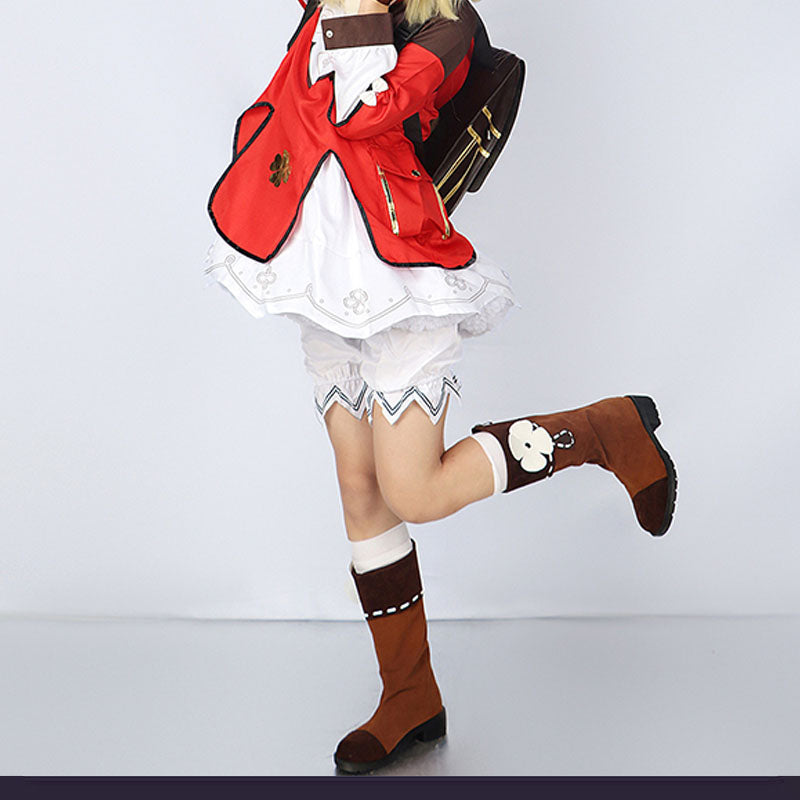Genshin Impact cosplay Luoli animation game Westwind Knight Tuanhua Keli cos clothes matching shoes - Smart Savvy