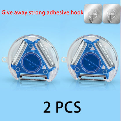 Magic Trio Peeler Set Slicer Stainless Steel Peeler Shredder Julienne Cutter Multi Peel Blade Zesters Grater Kitchen Tool eprolo