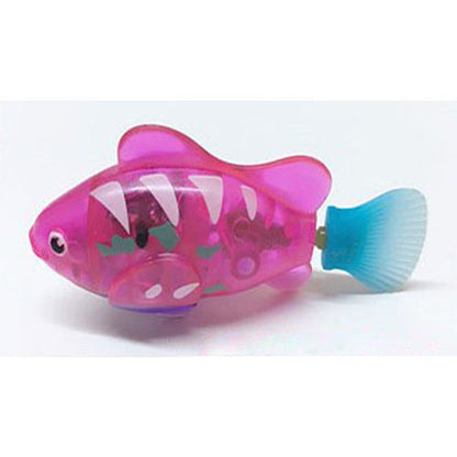 Luminous Electric Swimming Fish Toy Electronic Pet Fish Robot Fish Baby Bath Toy eprolo