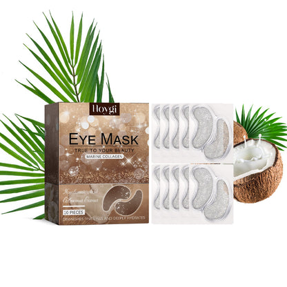 Coconut Eye Gel Patch Reduces Fine Lines Under Eyes, Dark Circles Under Eyes, Firming Eyes, Anti-Wrinkle Moisturizing Eye Patch eprolo