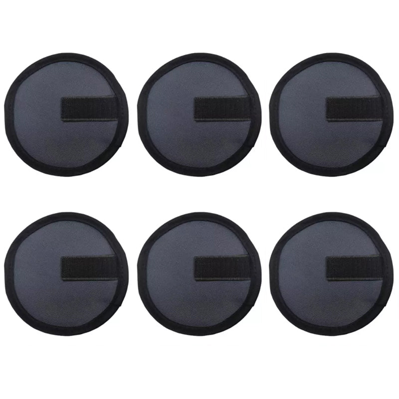 6 - piece set of 5.9 - inch lure wraps. Doubles as covers, gloves, hook protectors. Keeps anglers safe while fishing. - Smart Savvy