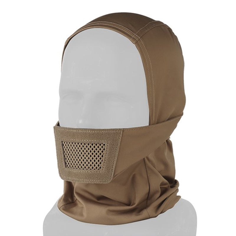 Men's Airsoft Mask, also a balaclava, for paintball, hunting, cycling. Knight style, full face protection. - Smart Savvy