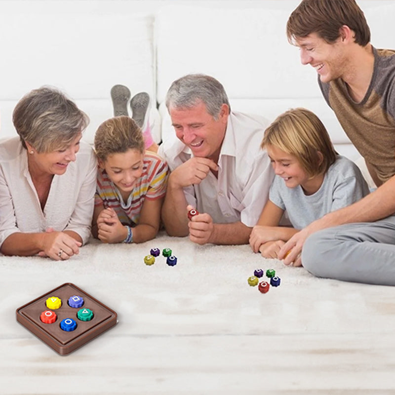 New Korean Gonggi Game Set with 5 Stones & Round Case. - Smart Savvy