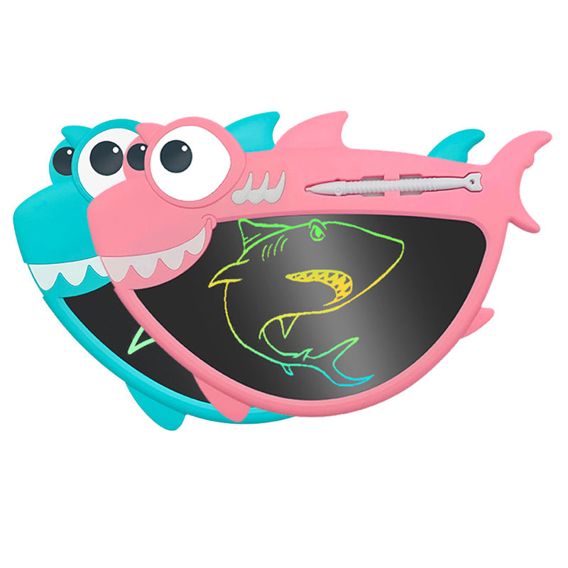 Cartoon Children's Early Education Puzzle Light Energy LCD Writing Small Blackboard Graffiti Painting LCD Writing Board eprolo