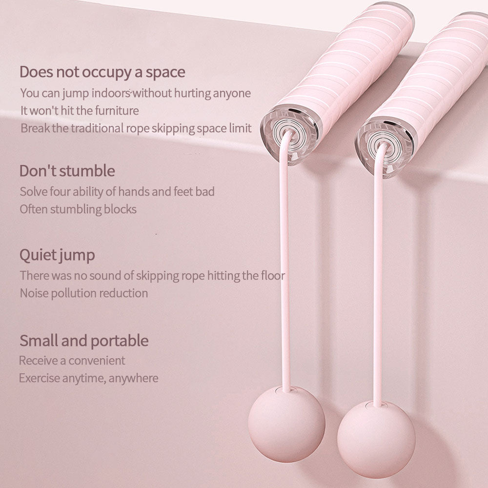 Cordless Double Use Electronic Skipping Rope Gym Fitness Cordless Skipping Smart Rope Jump Rope Digital Counting Speed Skipping eprolo
