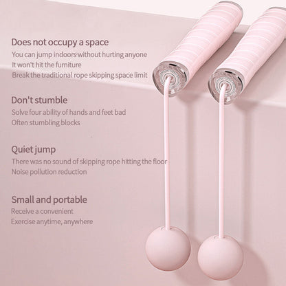 Cordless Double Use Electronic Skipping Rope Gym Fitness Cordless Skipping Smart Rope Jump Rope Digital Counting Speed Skipping eprolo