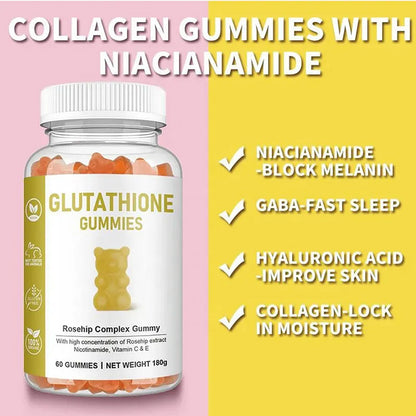 Niacinamide gummies Glutathione gummies Collagen gummies - Smart Savvy