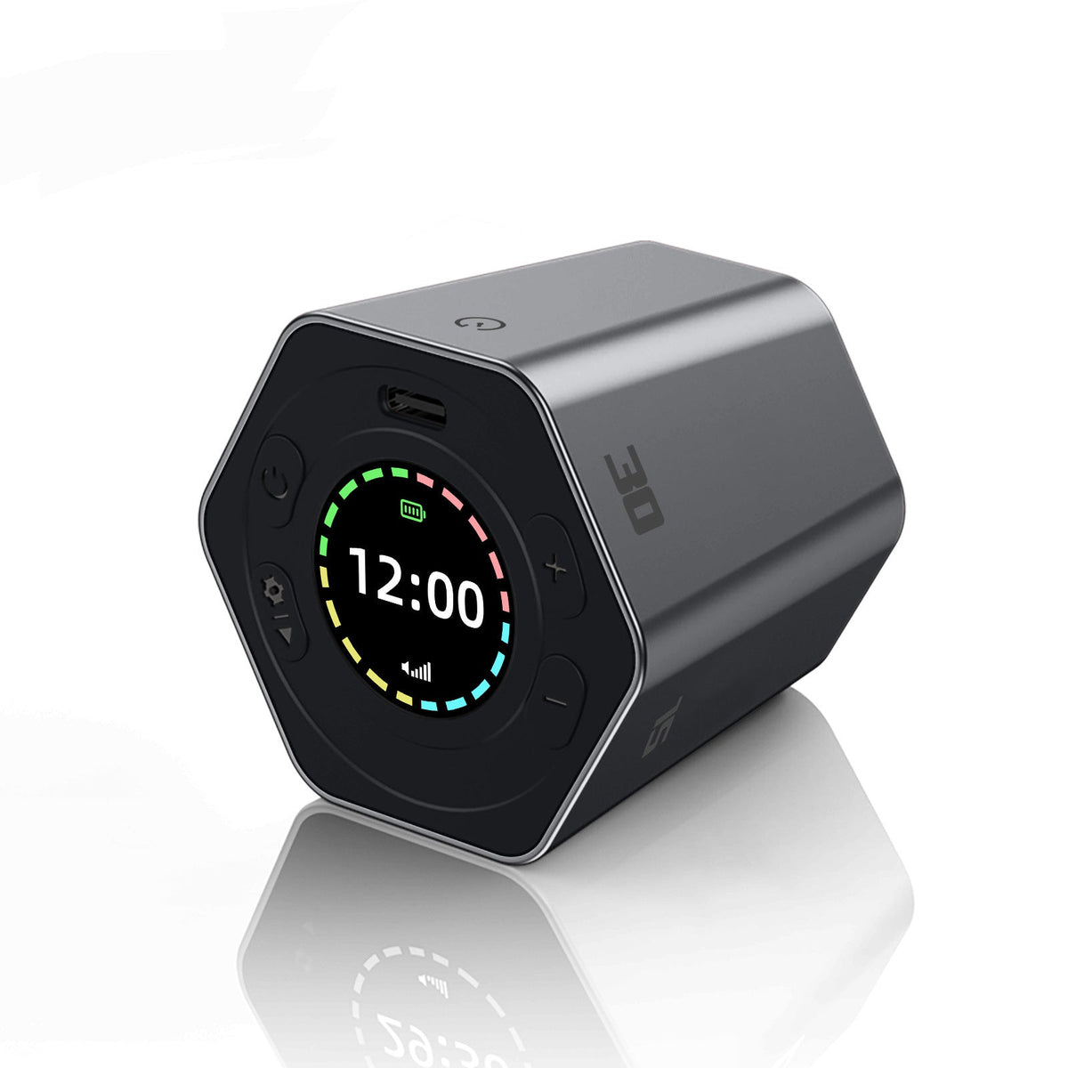 Hexagon Digital Clock Timer Magnetic Cubes Timer Kitchen Hexagon Flip Timer for Studying Cooking Exercising Easy To Use Magnetic eprolo