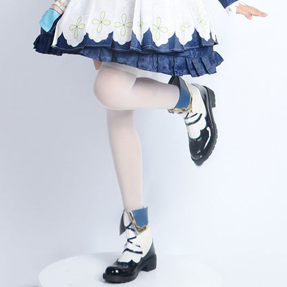 Genshin Impact cosplay animation clothing anime game Luoli girl Mond Barbara cos clothing matching shoes - Smart Savvy