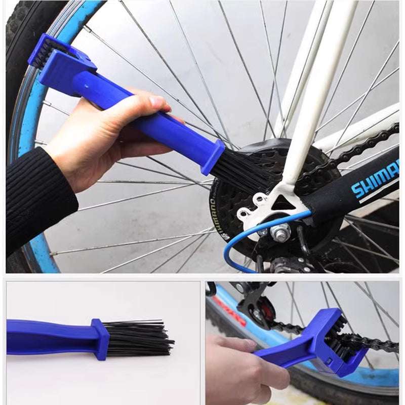 Cleaning Brush, Ideal for motorcycle & bicycle chain and electric car flywheel maintenance, a practical bike accessory. - Smart Savvy