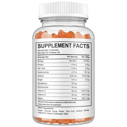 Niacinamide gummies Glutathione gummies Collagen gummies - Smart Savvy