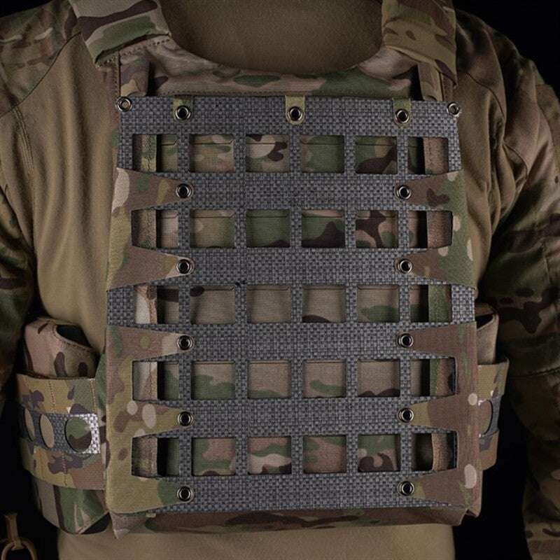 Tactical Vest - Molle Zipper Back Panel, for Paintball, Airsoft, Outdoor Hunting. Plate Carrier Expansion Equipment. - Smart Savvy