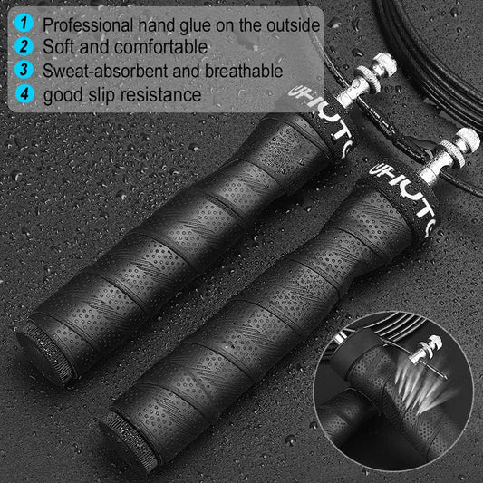 3mm Fitness Speed Jump Rope Crossfit Skipping Ropes Weighted Jumping Excise Workout with Ball Bearings Anti-Slip Handles eprolo