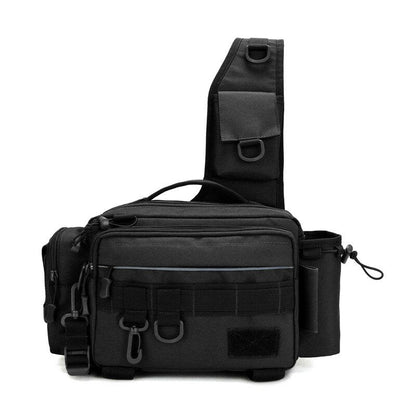 Multifunctional Fishing Tackle Bags Single Shoulder Crossbody Bag Waist Pack Fish Lures Gear Utility Storage Fishing Bag  X232G eprolo