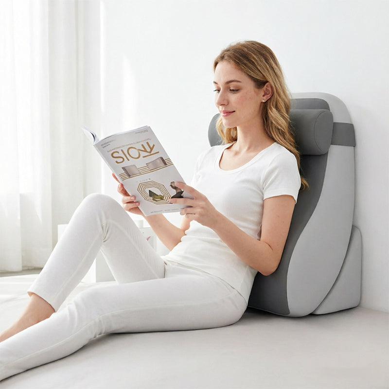 Large Memory Foam Reading Pillow - Adjustable Bed Backrest for Gaming, TV, Work & Relaxation eprolo