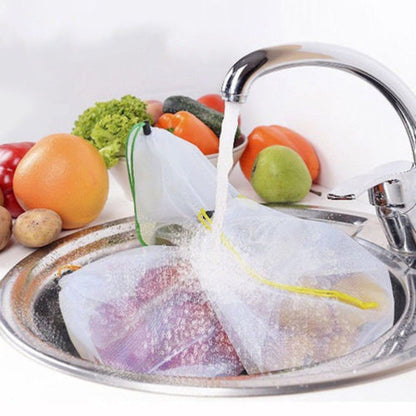 12pcs Reusable Mesh Produce Bags Washable Eco Friendly Bags for Grocery Shopping Storage Toys Fruit Vegetable Storage Bag eprolo