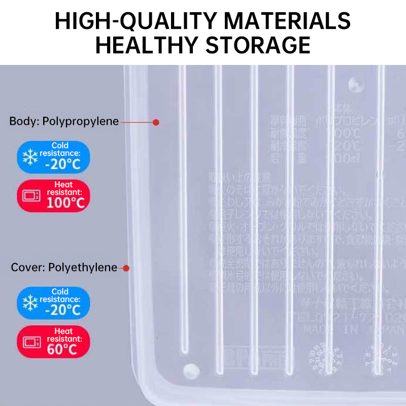 Fridge containers for deli meat and cold cuts, airtight with lids, 18.6oz, 24 pack, BPA-free. - Smart Savvy