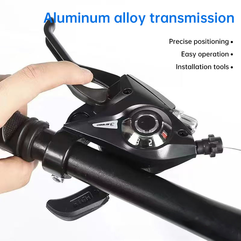 Experience the super smooth 21-speed MTB shifter & brake, enhancing your trekking. - Smart Savvy