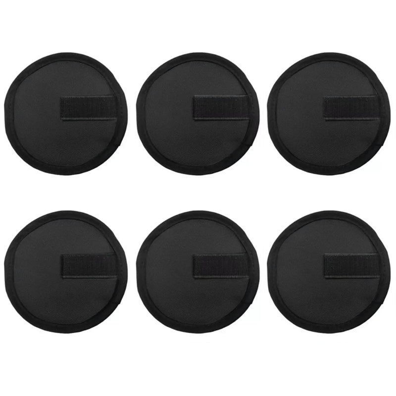 6 - piece set of 5.9 - inch lure wraps. Doubles as covers, gloves, hook protectors. Keeps anglers safe while fishing. - Smart Savvy