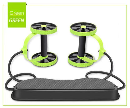 Cross-border Multi-functional Abdominal Trainer Ab Wheel Twist Plate Ab Roller Premium Rotating with Pull Rope Ab Roller eprolo