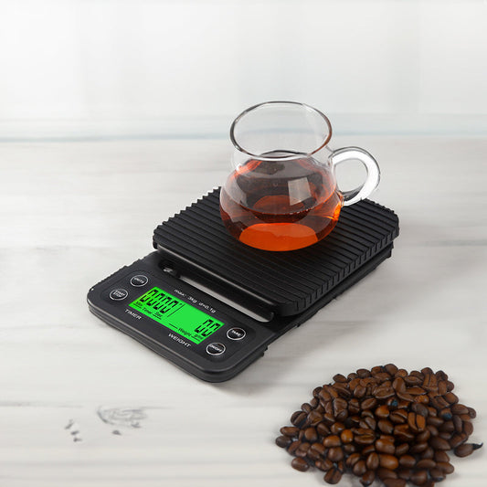 Digital kitchen coffee scale with timer