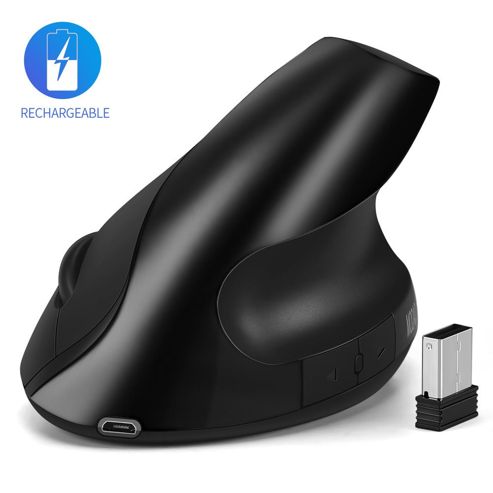 Ergonomic Optoelectronic Silent Charging 2.4G Wireless Mouse Vertical and Handheld eprolo