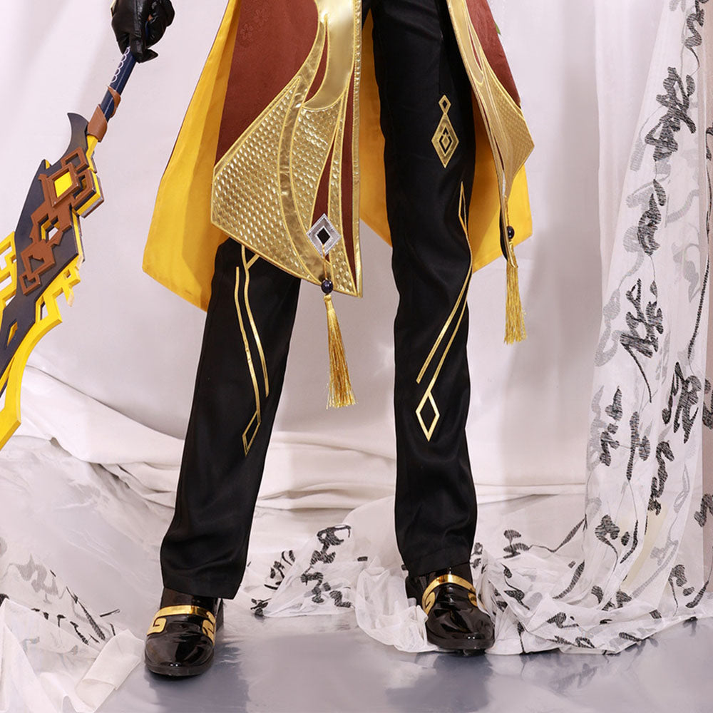 Genshin Impact Morax Zhongli high matching version Zhongli cos clothes matching shoes - Smart Savvy