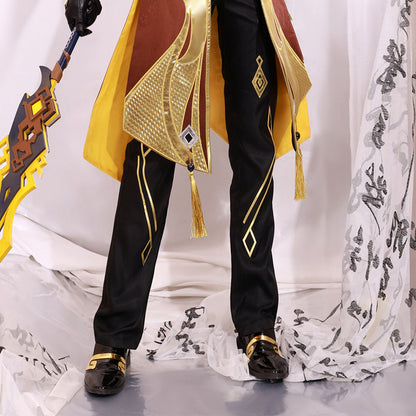Genshin Impact Morax Zhongli high matching version Zhongli cos clothes matching shoes - Smart Savvy