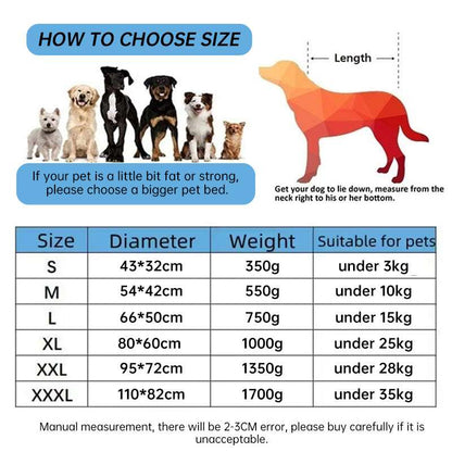 New, soft, and cozy fleece pet bed. Waterproof bottom. Suitable for small, medium & large pets. Keeps pets warm. - Smart Savvy