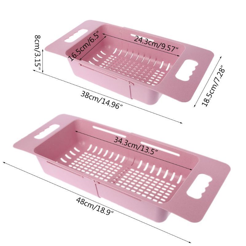 Kitchen Sink Dish Drainer Drying Rack Washing Holder Basket Organizer Kitchen Vegetables Water filter basket Shelf eprolo