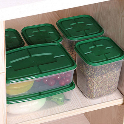 17Pcs/set Keep Fresh Food Storage Box Refrigerator Food Container Sealed Crisper Grain Dried Storage Jar Tank Kitchen Organizer eprolo