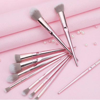 10Pcs Eye Makeup Brushes Set Eye Shadow Eyebrow Sculpting Power Brushes Facial Makeup Cosmetic Brush Tools eprolo