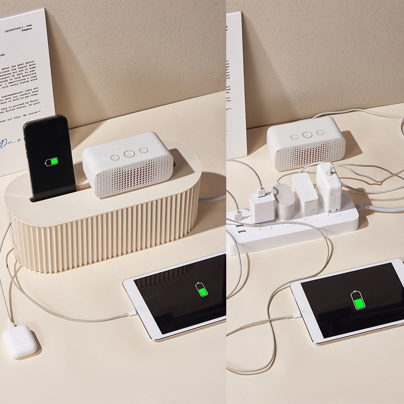 Desktop Outlet Cable Storage Box Power Plug Organizer eprolo