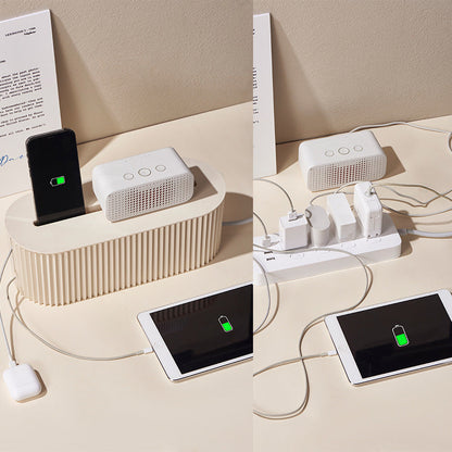 Desktop Outlet Cable Storage Box Power Plug Organizer eprolo