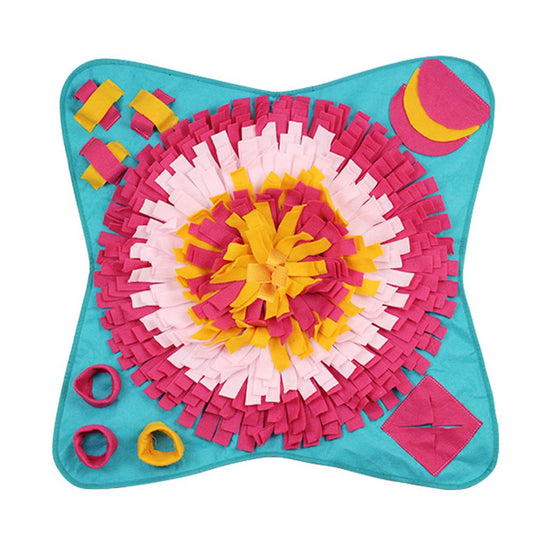 Dog Pet Snuffle Mat Washable Dog Training Blanket Dogs Smelling Mat IQ Training Pressure Releasing Nose Work Toy eprolo