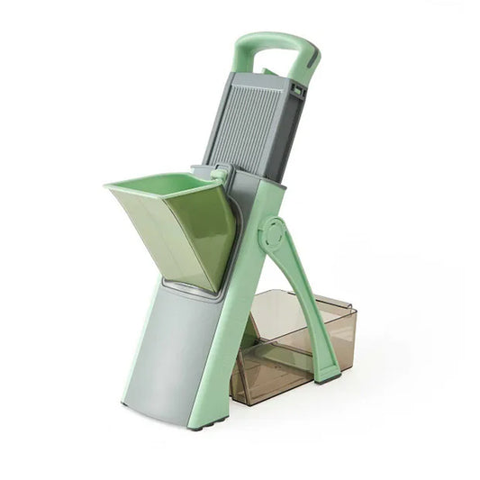 Multifunctional veggie & fruit slicer-grater. Chop, grate, slice potatoes efficiently. Ideal kitchen tool. - Smart Savvy