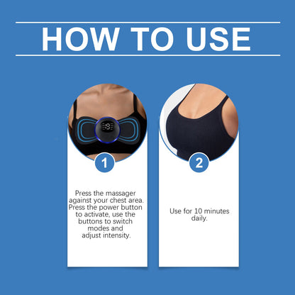 EOHOE Chest Massager Gently Massages And Lifts The Chest To Ease The Body eprolo