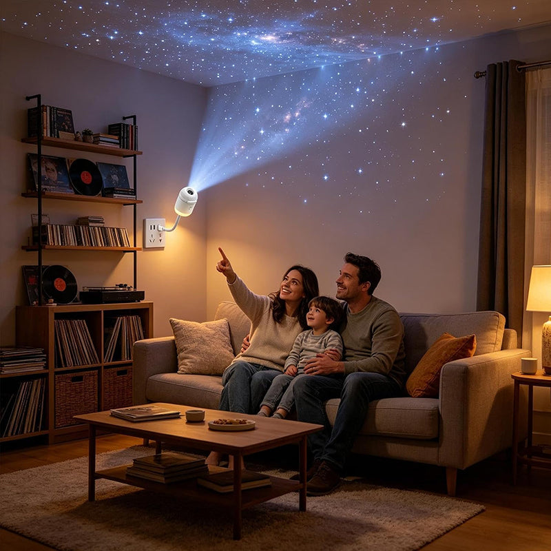 5D Holographic Galaxy & Ocean Projector – Smart LED Night Light with 24 Films for Bedroom & Party Décor eprolo