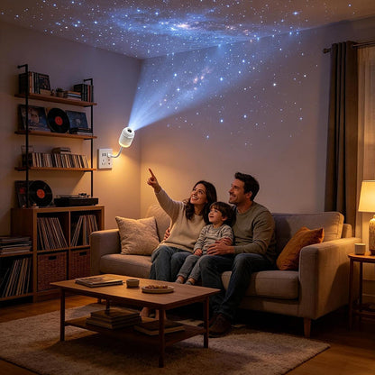 5D Holographic Galaxy & Ocean Projector – Smart LED Night Light with 24 Films for Bedroom & Party Décor eprolo